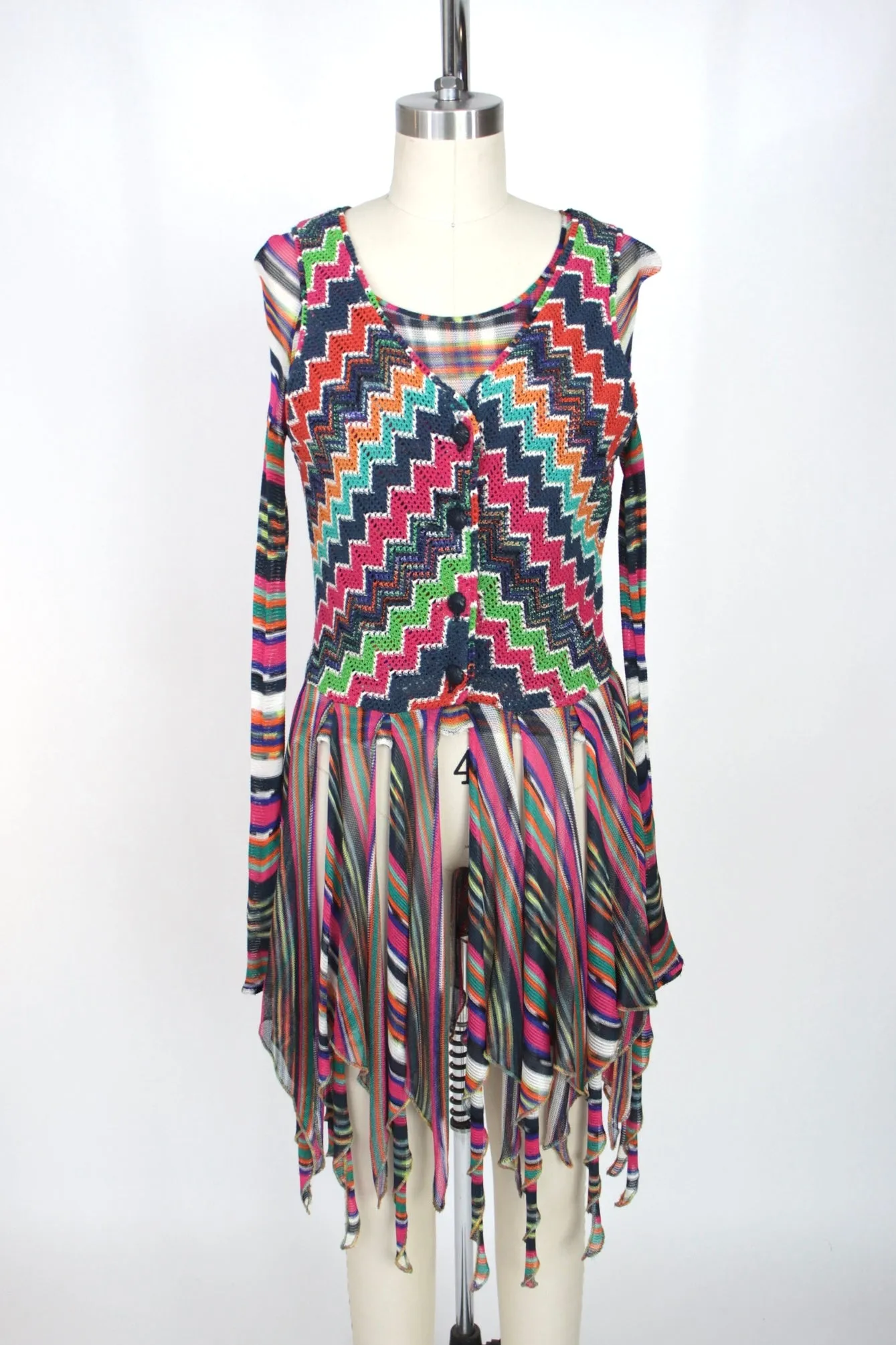 Missoni Rainbow Chevron Vest Set