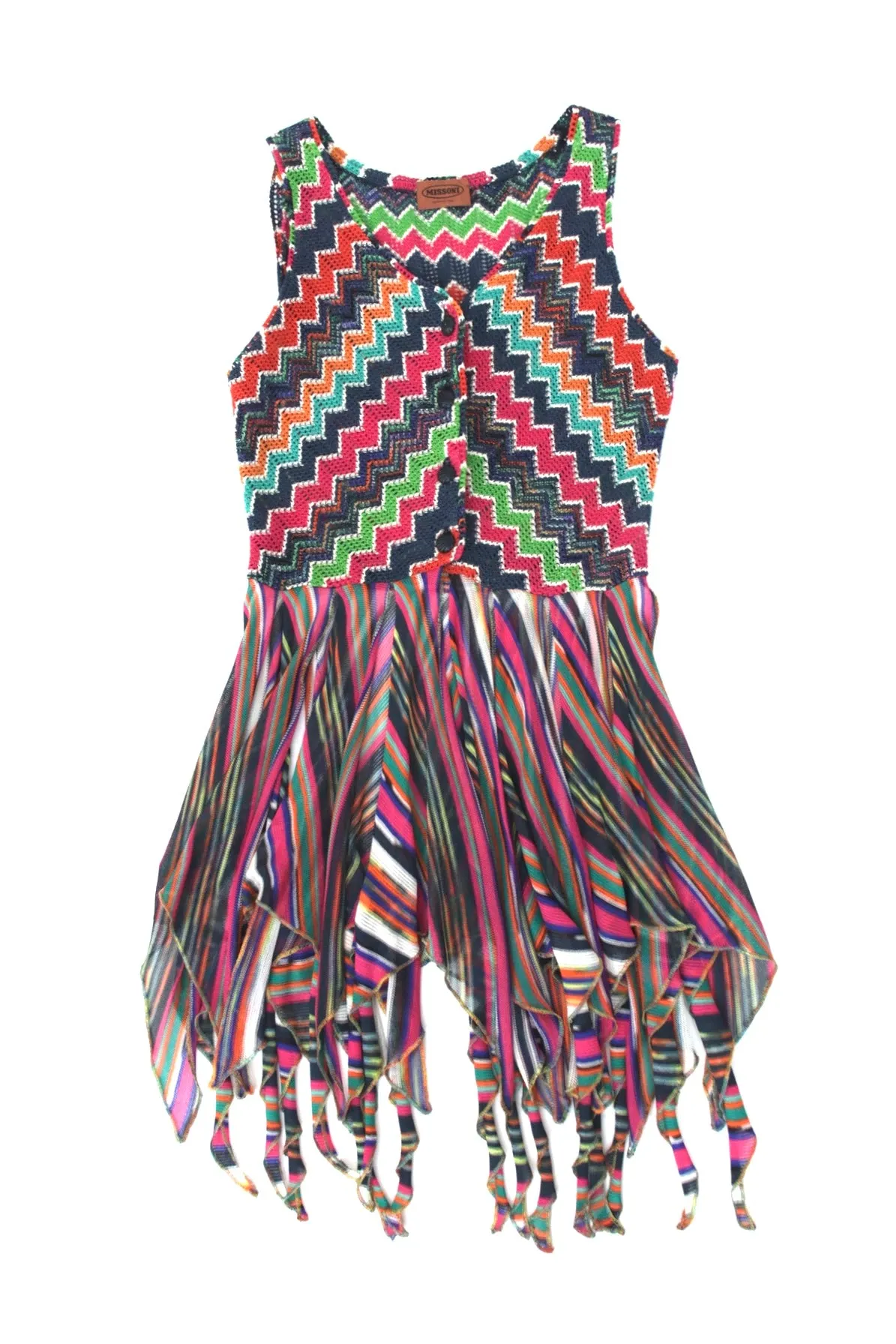 Missoni Rainbow Chevron Vest Set