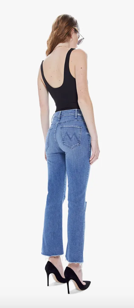 Mother - The Hustler Ankle Fray Denim Jean - Can't Stop Staring