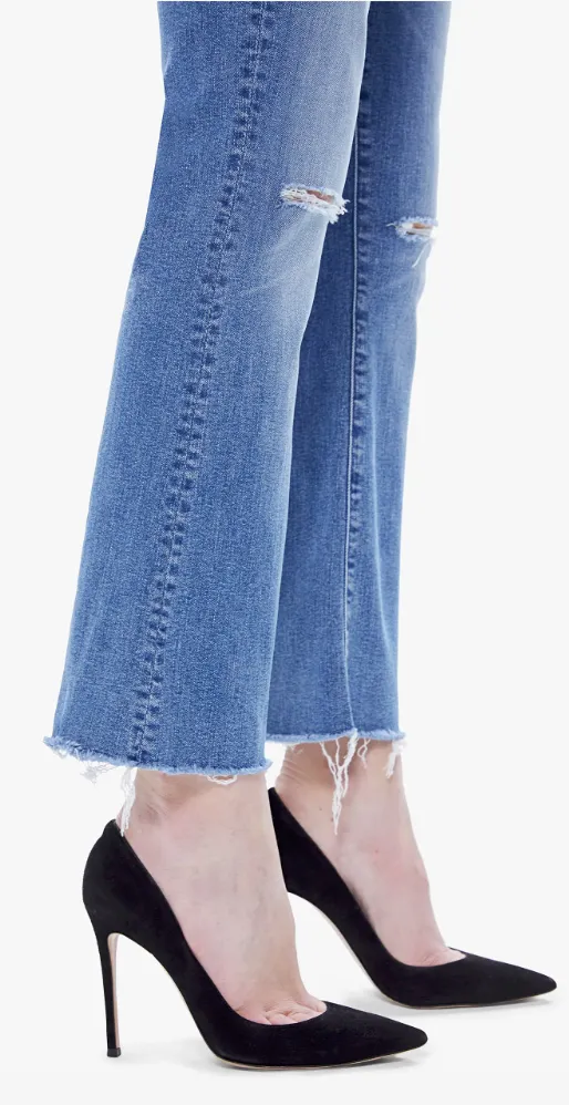 Mother - The Hustler Ankle Fray Denim Jean - Can't Stop Staring