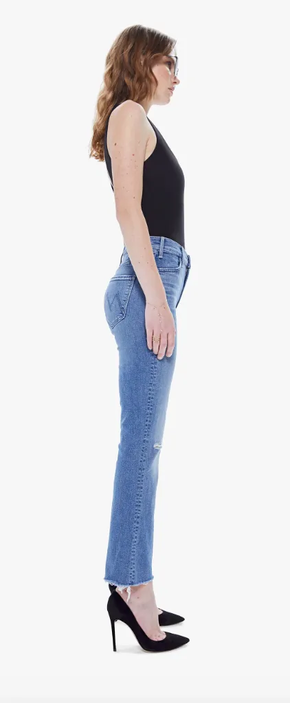 Mother - The Hustler Ankle Fray Denim Jean - Can't Stop Staring