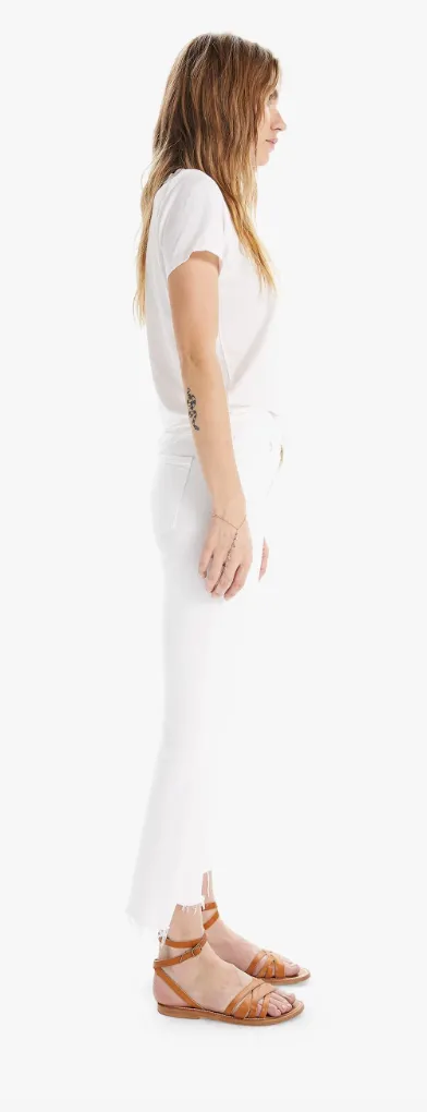 MOTHER - The Insider Crop Step Fray Denim Jeans - Fairest of Them All