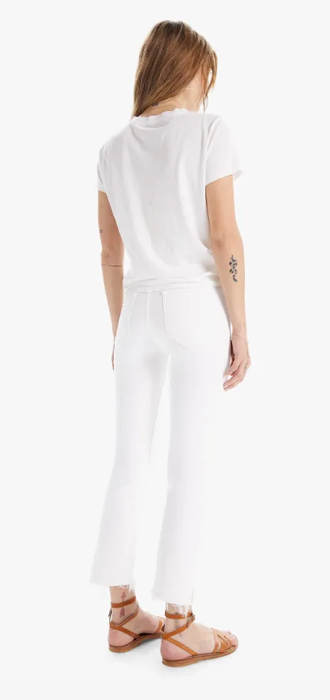 MOTHER - The Insider Crop Step Fray Denim Jeans - Fairest of Them All