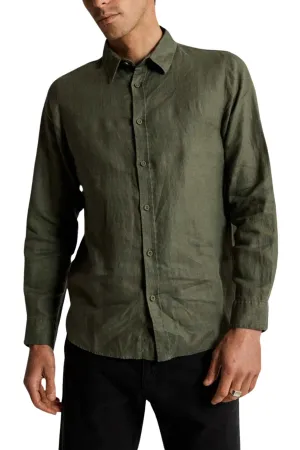 Mr Simple Linen Long Sleeve Shirt
