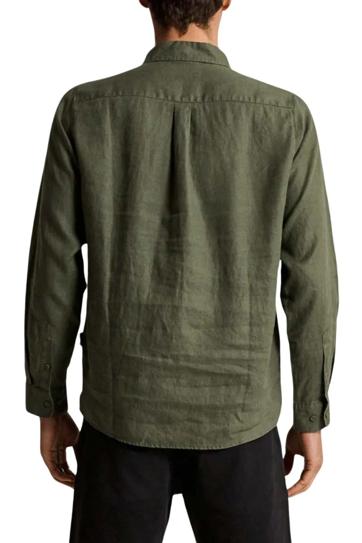 Mr Simple Linen Long Sleeve Shirt