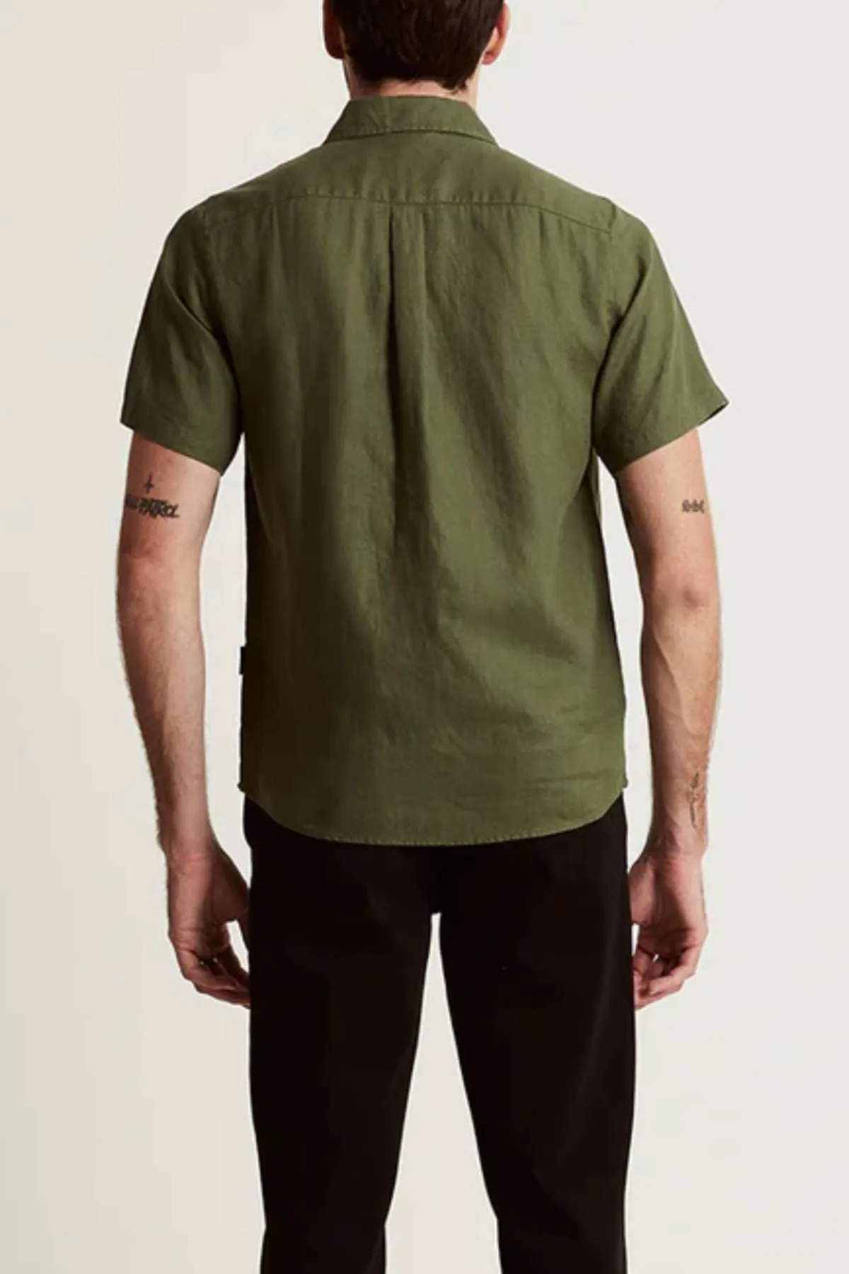 Mr Simple Linen Short Sleeve Shirt