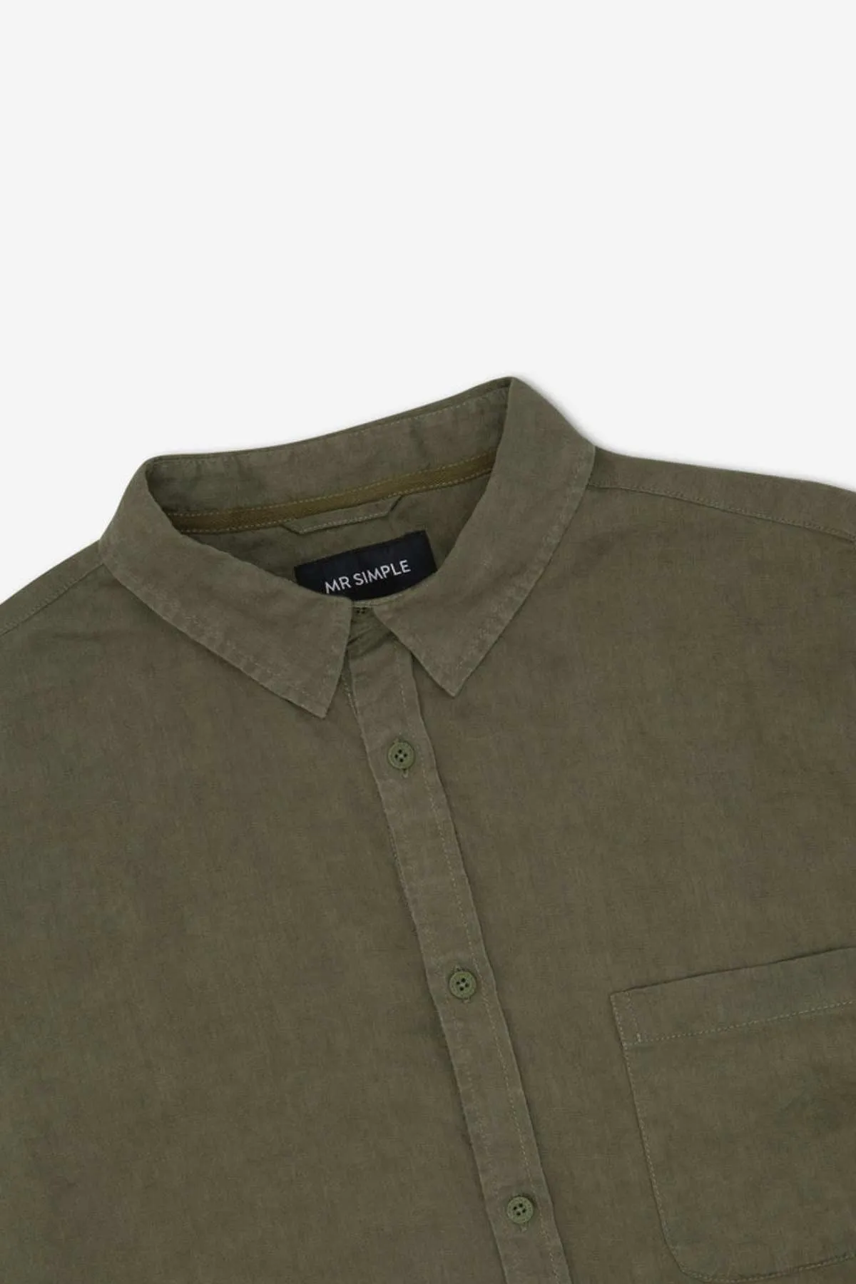 Mr Simple Linen Short Sleeve Shirt