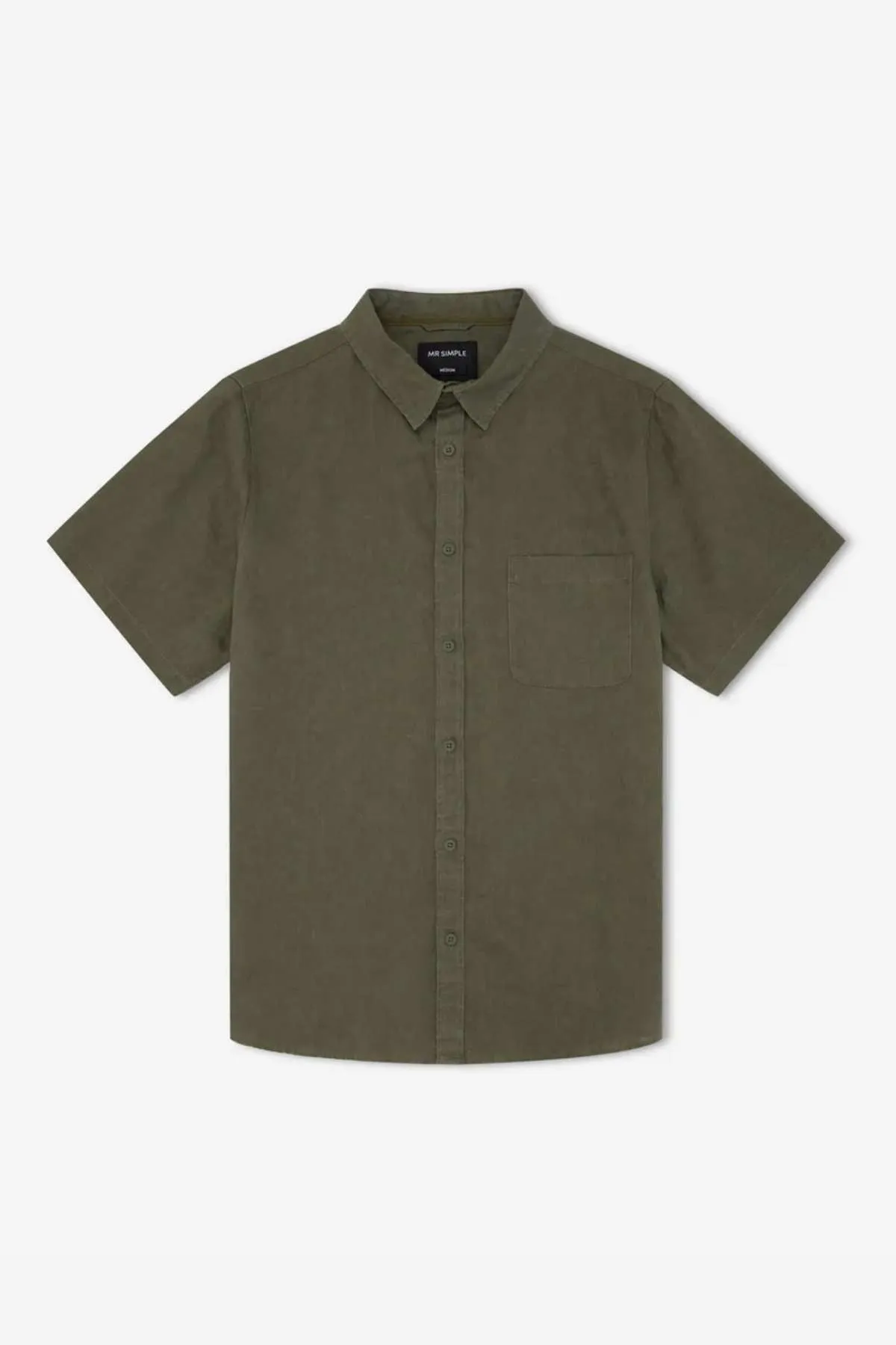 Mr Simple Linen Short Sleeve Shirt