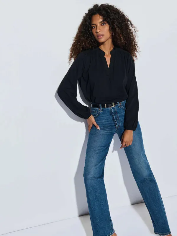 NATION LTD Maya V Neck Top