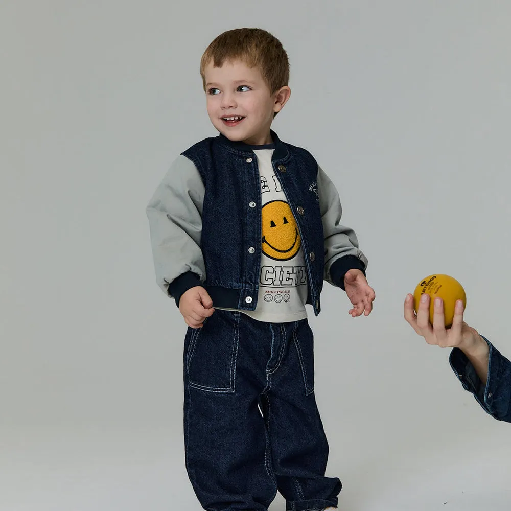 Neptuno Baby Denim Jacket | Midnight Blue