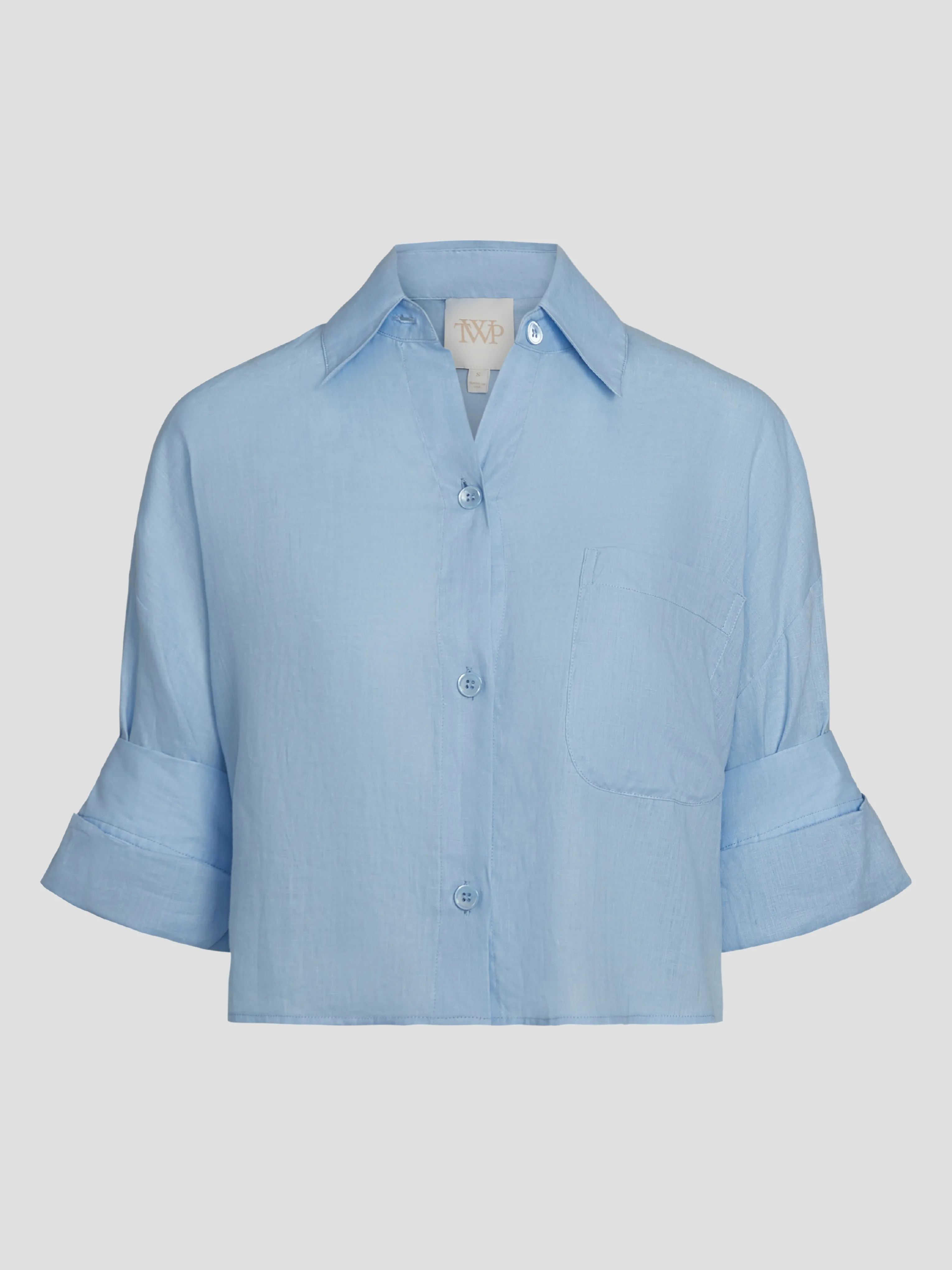 Next Ex in Baby Blue Linen