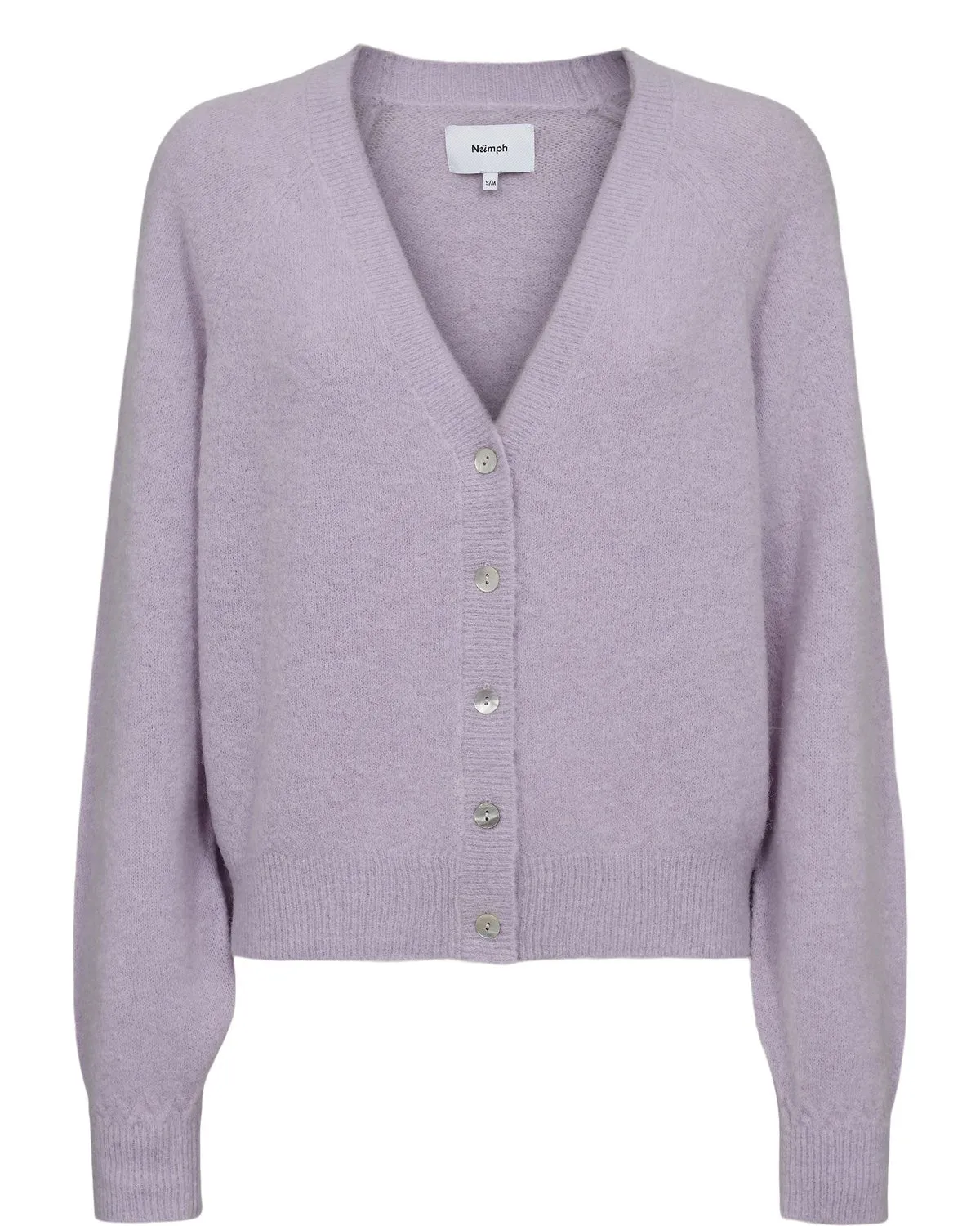 NURIETTE V-NECK CARDIGAN - Lilac Breeze