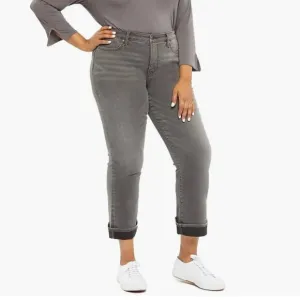 NWOT NYDJ Barbara Bootcut Ankle Jeans w/ Contrast Cuff- Castle Hil