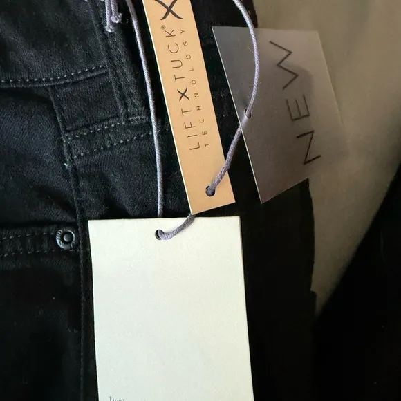 NYDJ Barbara Bootcut Black Jeans