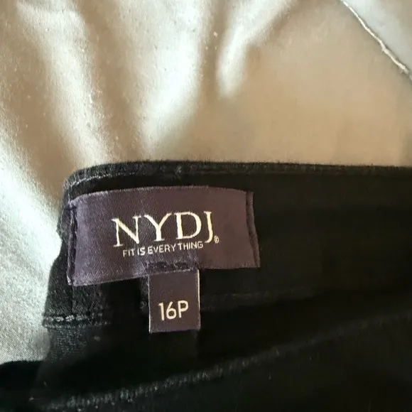 NYDJ Barbara Bootcut Black Jeans