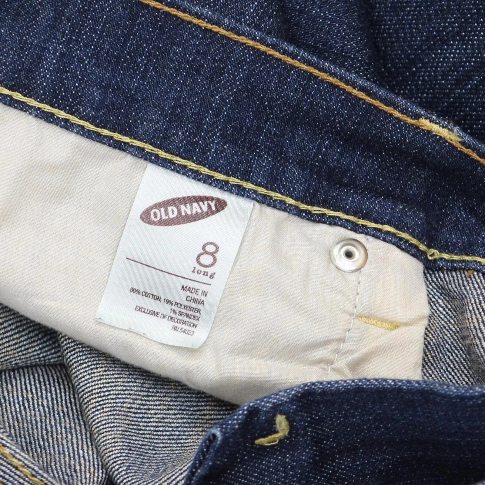 Old Navy Womens The Diva Straight Leg Zip Jeans 1667e2b0948b46 Blue 8 Long