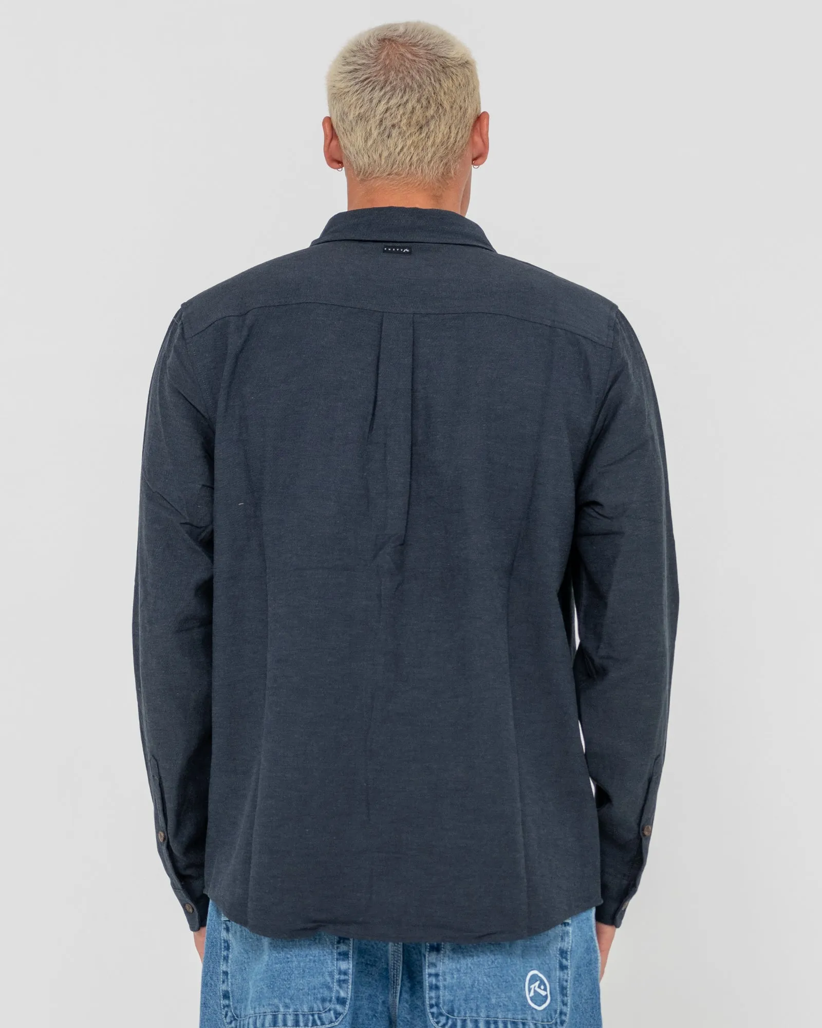 Overtone Long Sleeve Linen Shirt