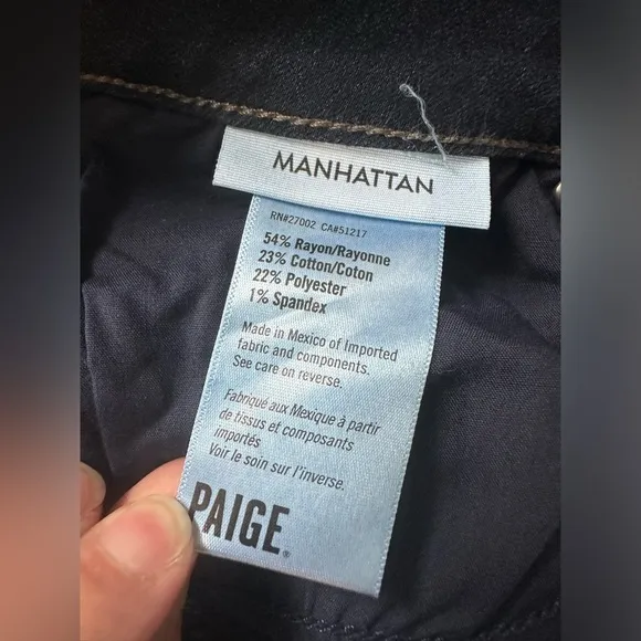 Paige Manhattan Dark Women's Bootcut Jeans- size 32