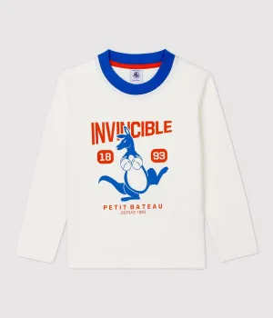 Petit Bateau Long-sleeved Cotton Tshirt