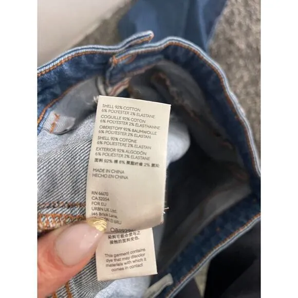 Pilcro Letterpress 31 Jeans High Rise Button Fly Trouser Bootcut Anthropologie