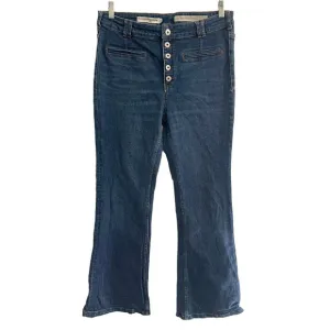 Pilcro Letterpress 31 Jeans High Rise Button Fly Trouser Bootcut Anthropologie
