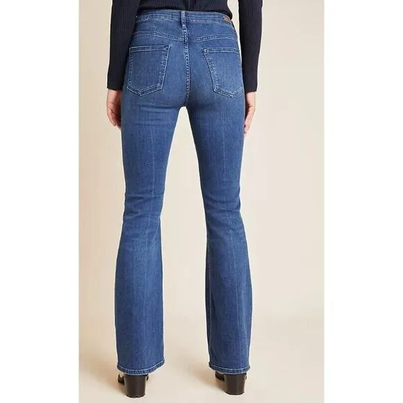 Pilcro Letterpress 31 Jeans High Rise Button Fly Trouser Bootcut Anthropologie