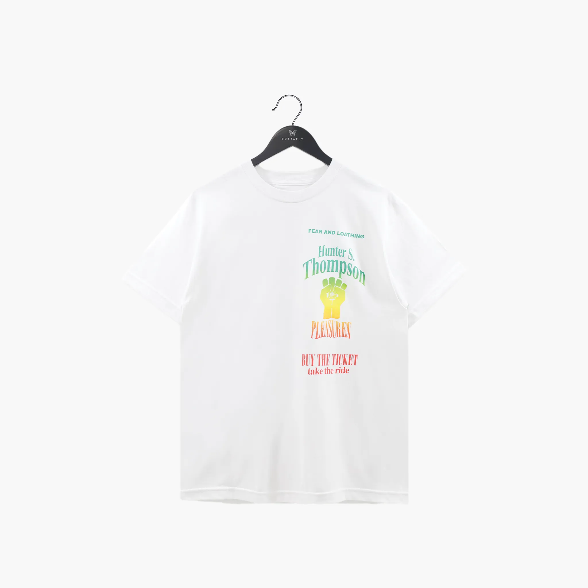 Pleasures Take The Ride T-Shirt P22W054-WHITE