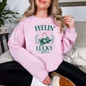 PREORDER: Feelin Lucky Graphic Sweatshirt (Ships in 1-2 Weeks)