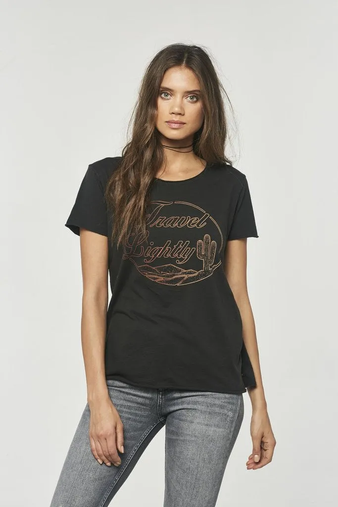 Project Social T Travel Lightly Tee | Black