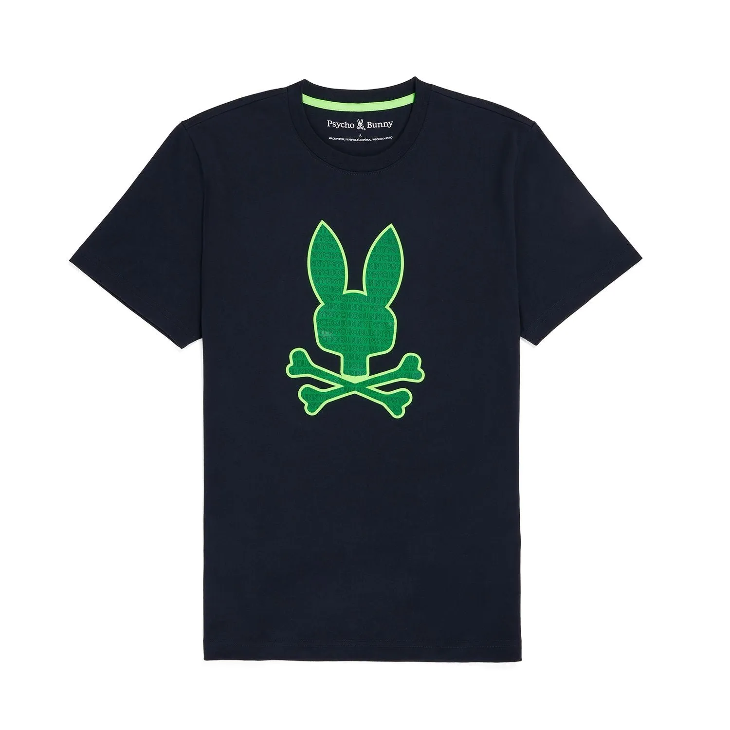 Psycho Bunny Harvey Navy Tee