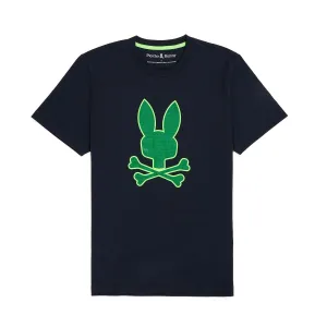 Psycho Bunny Harvey Navy Tee