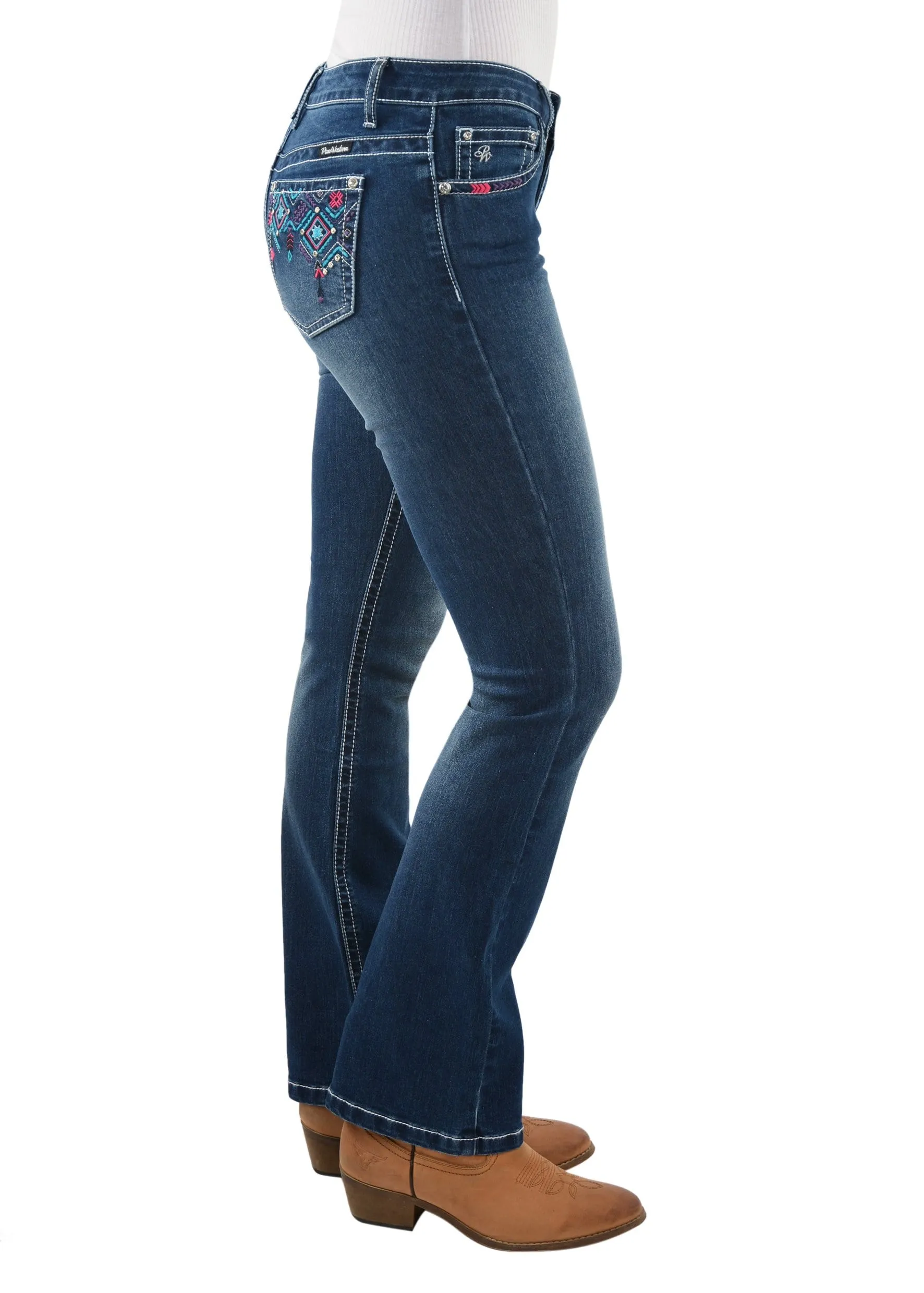Pure Western Jeans Womens Alana Boot Cut 32in Leg (PCP2211502)