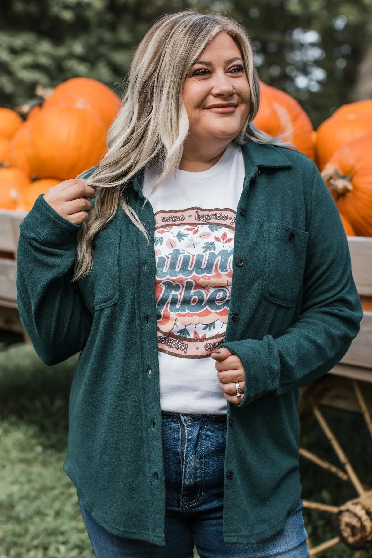 "Autumn Vibes" Graphic Tee- Ivory