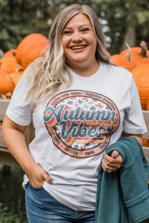"Autumn Vibes" Graphic Tee- Ivory