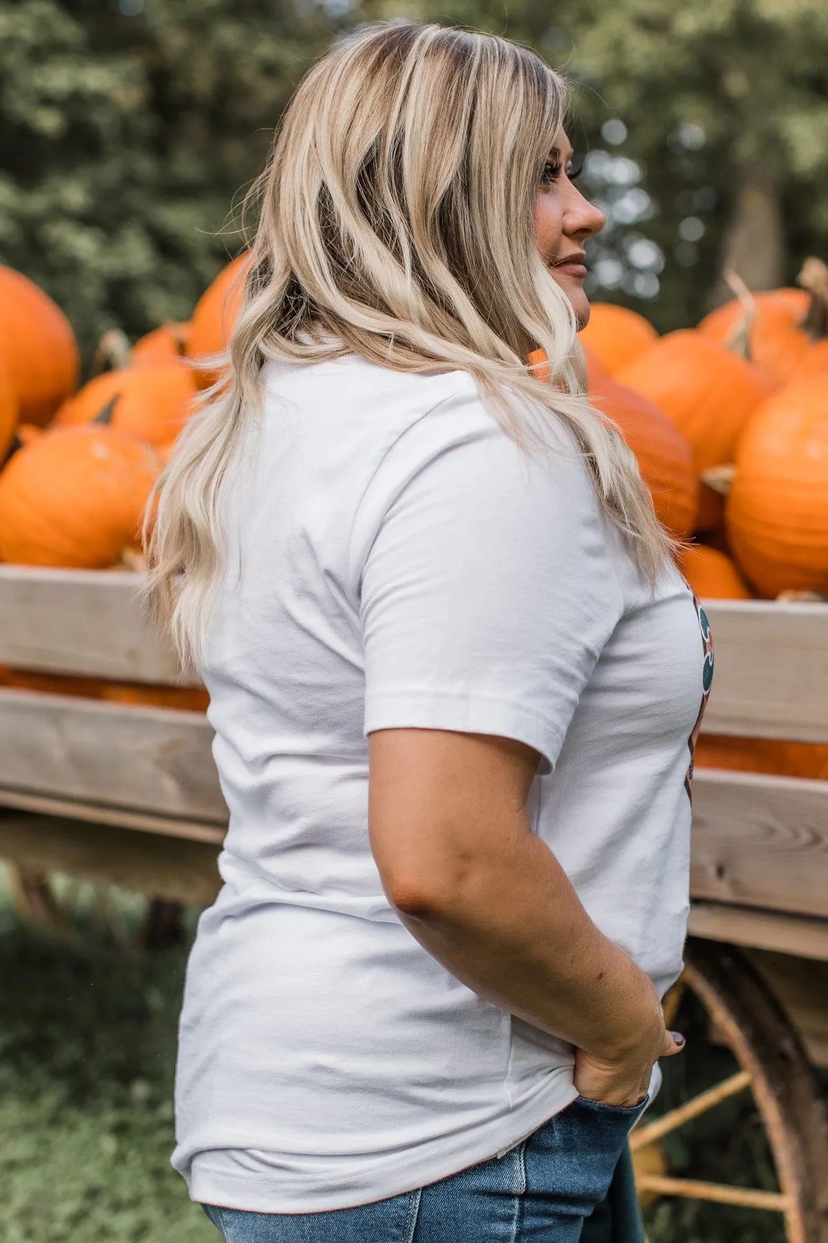 "Autumn Vibes" Graphic Tee- Ivory