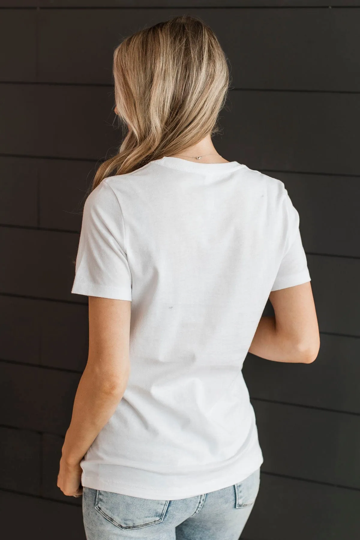 "Hello Spring" Graphic Tee- White