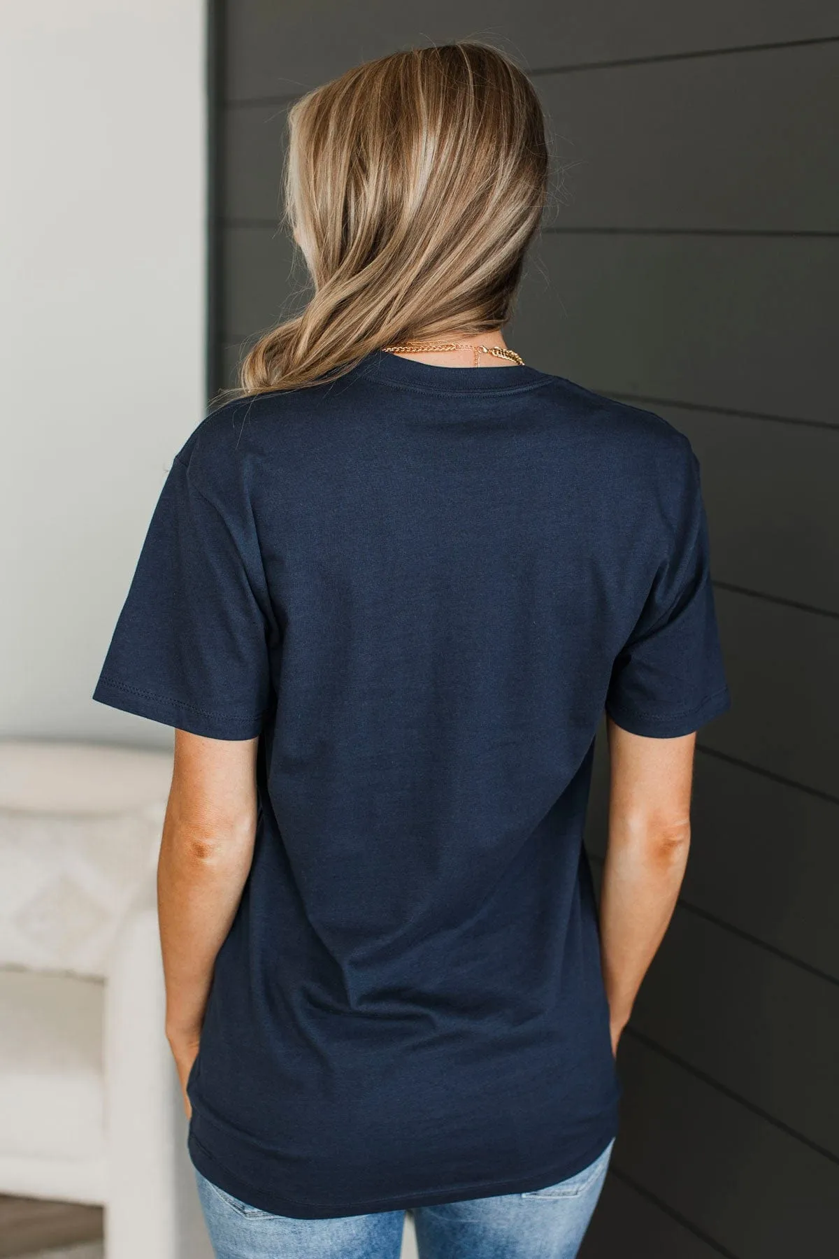 "Kindness" Graphic Tee- Navy