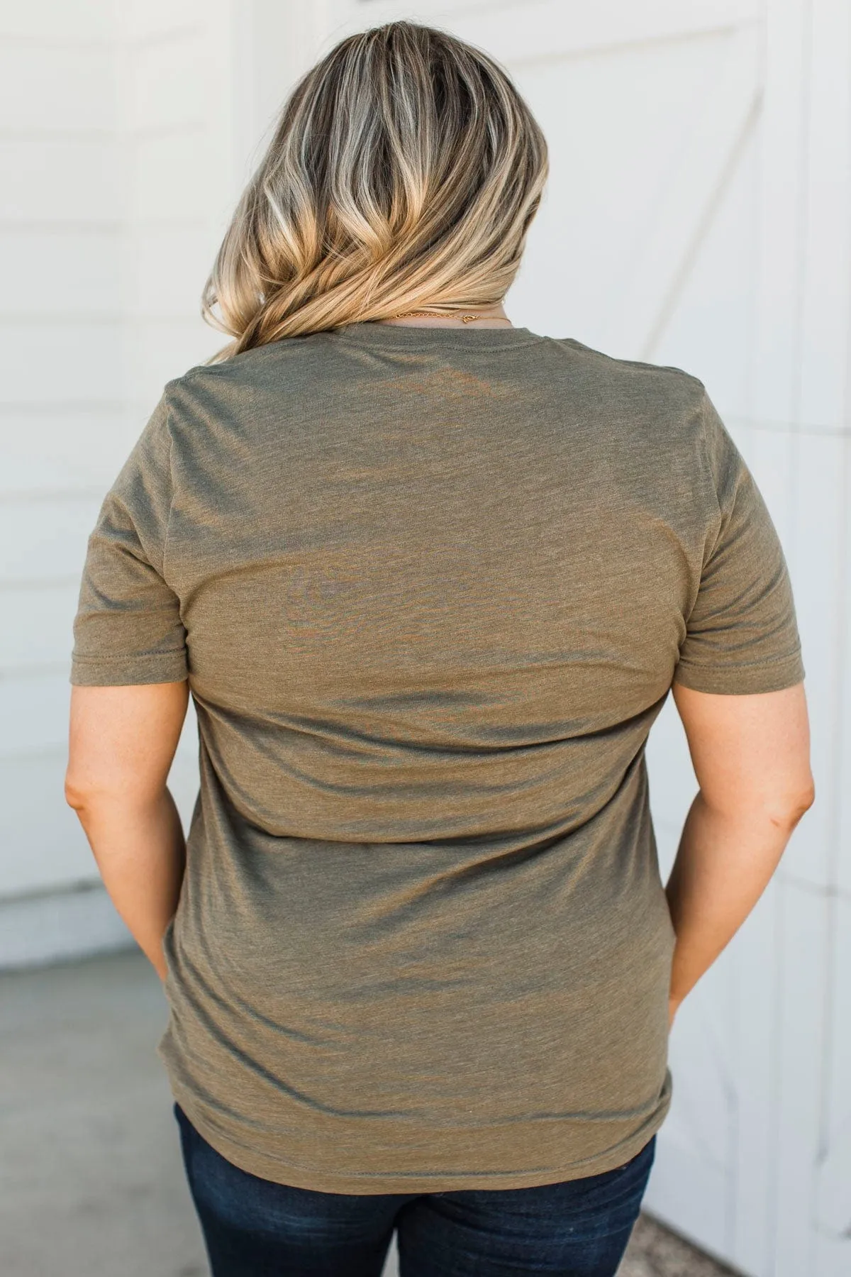 "Mama" Graphic Tee- Olive
