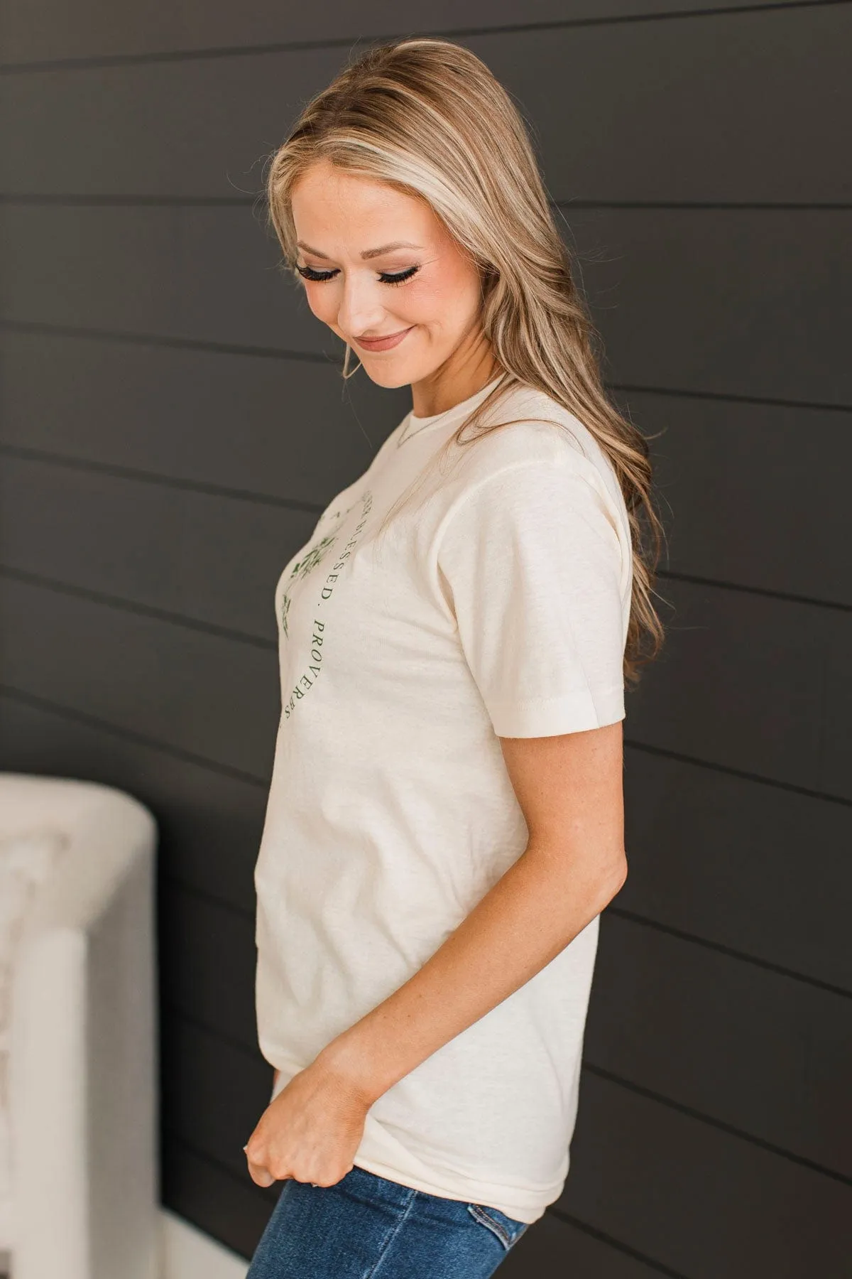 "Mother" Proverbs 31:28 Graphic Tee- Ivory