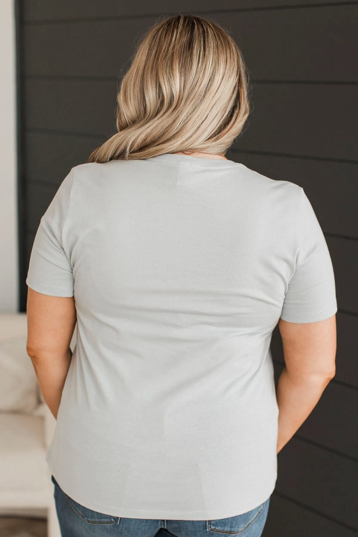 "Travel More, Worry Less" Graphic Tee- Grey