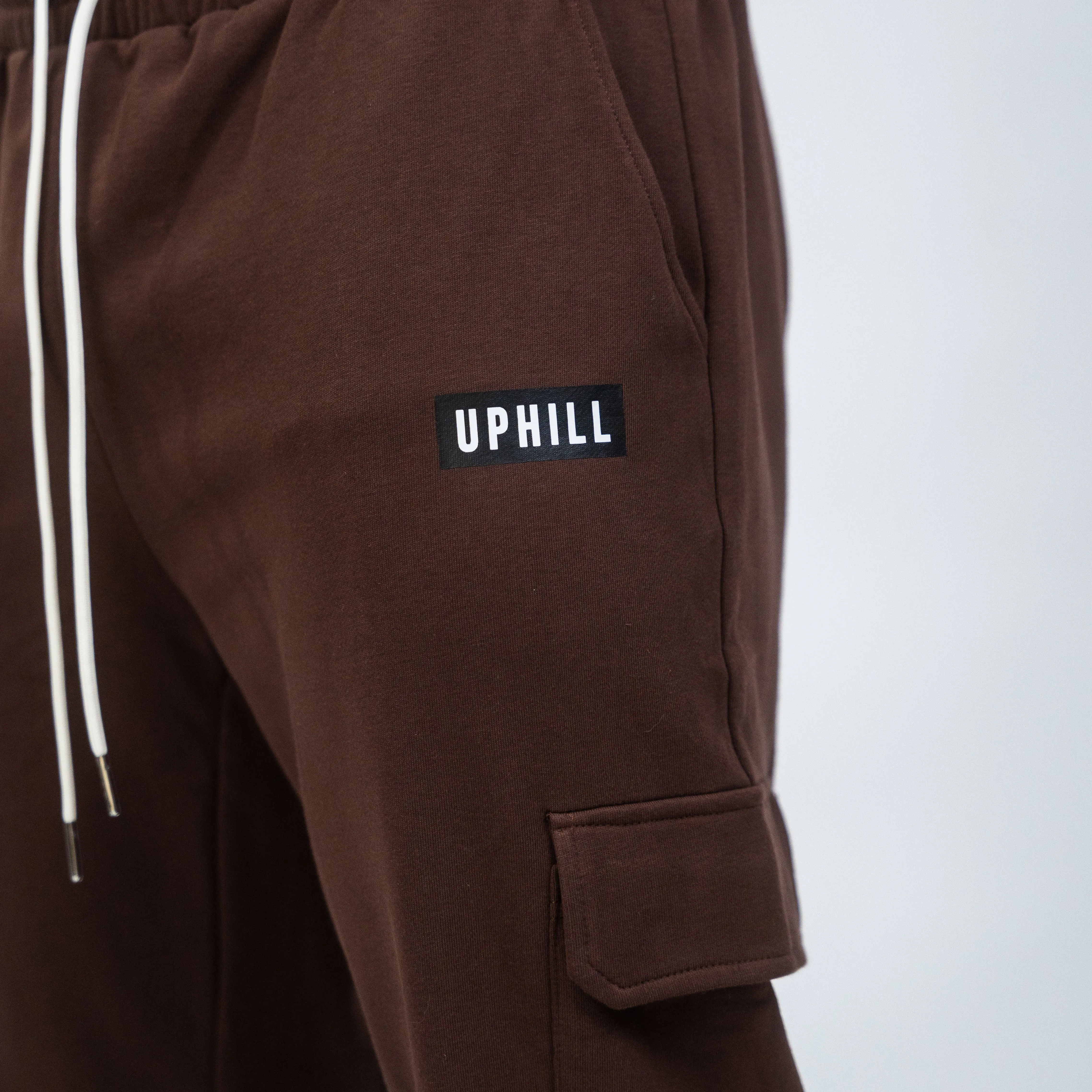 Relaxed Cargo Sweats Brown