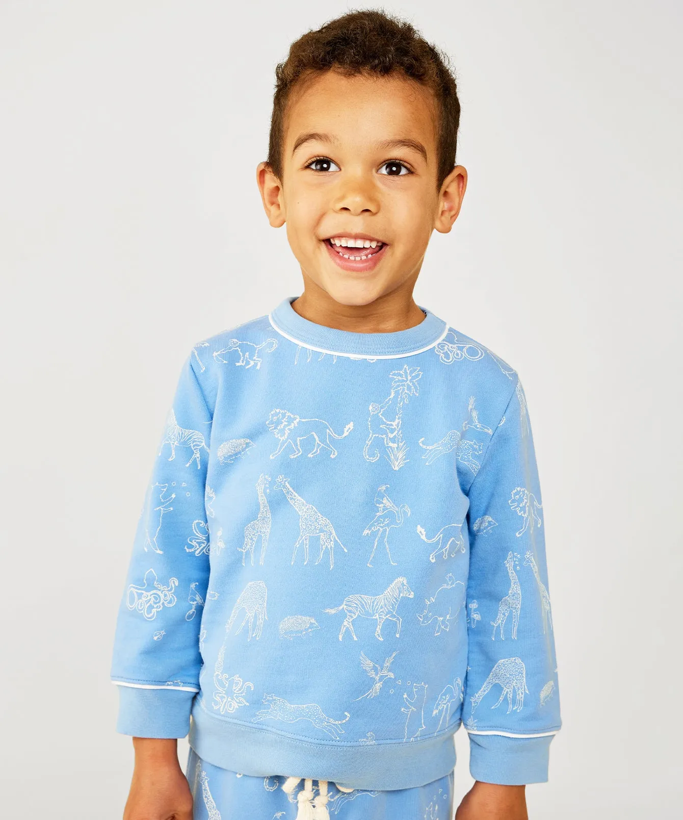 Remy Sweatshirt, Ocean Animal Parade