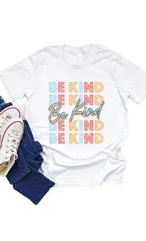 Retro Be Kind Kids Graphic Tee - Final Sale