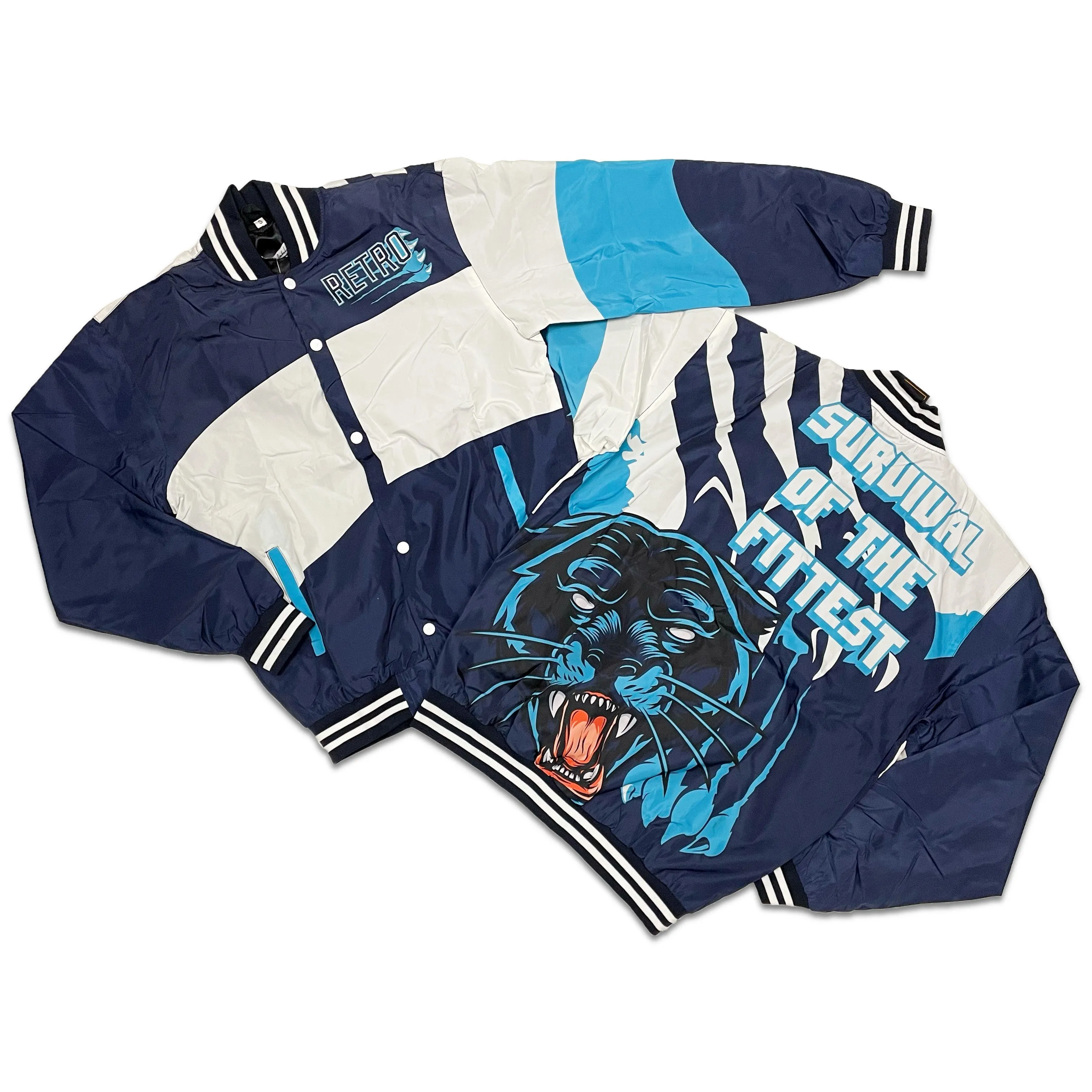 Retro Label Survival of the Fittest Jacket (Retro 13 Obsidian)