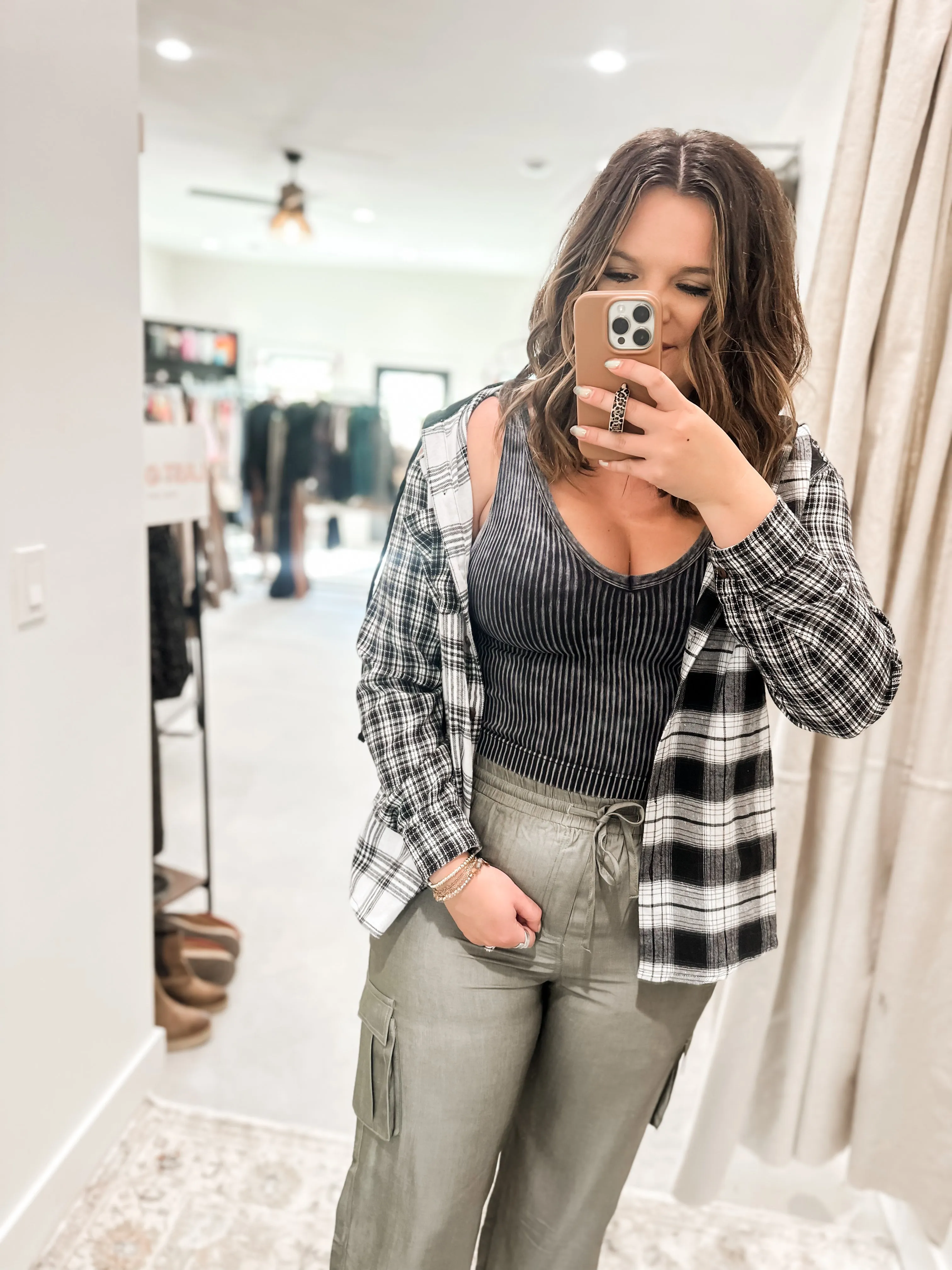 Ribbed Cropped Tank