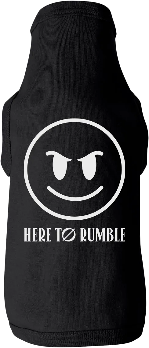 Rumble Smiley Face Doggie Tank