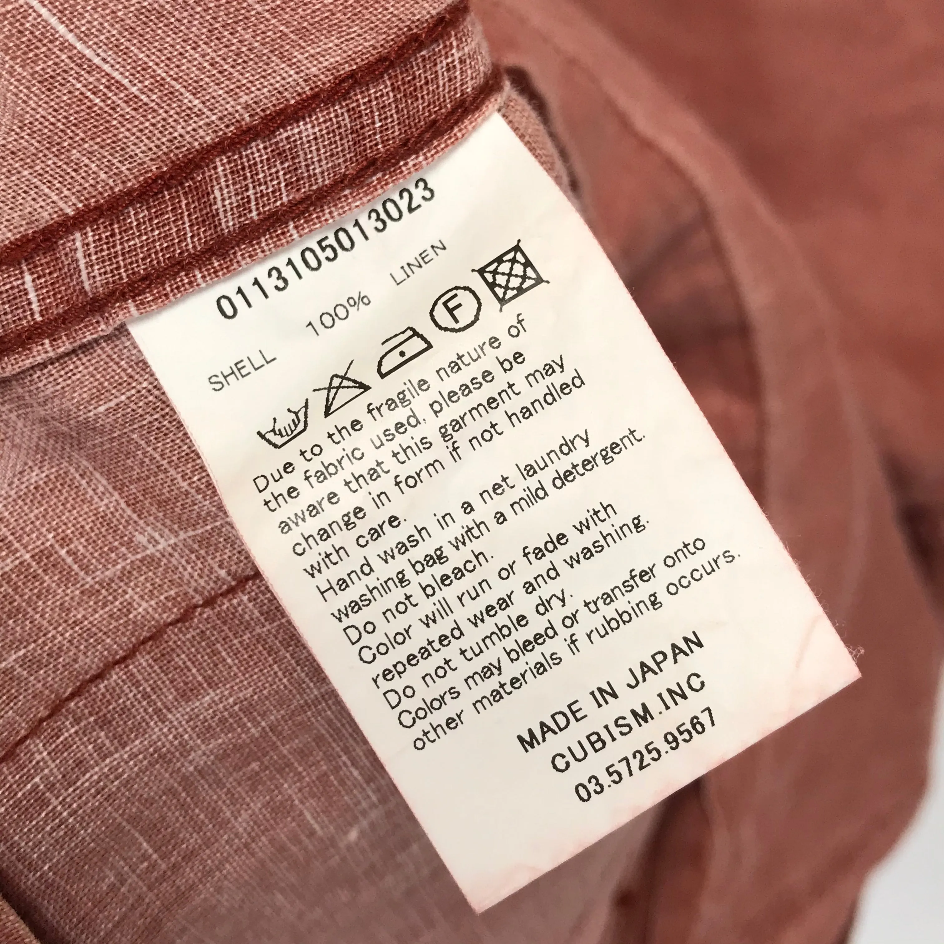 [S] Visvim 13SS Kilgore Jacket Linen Pink