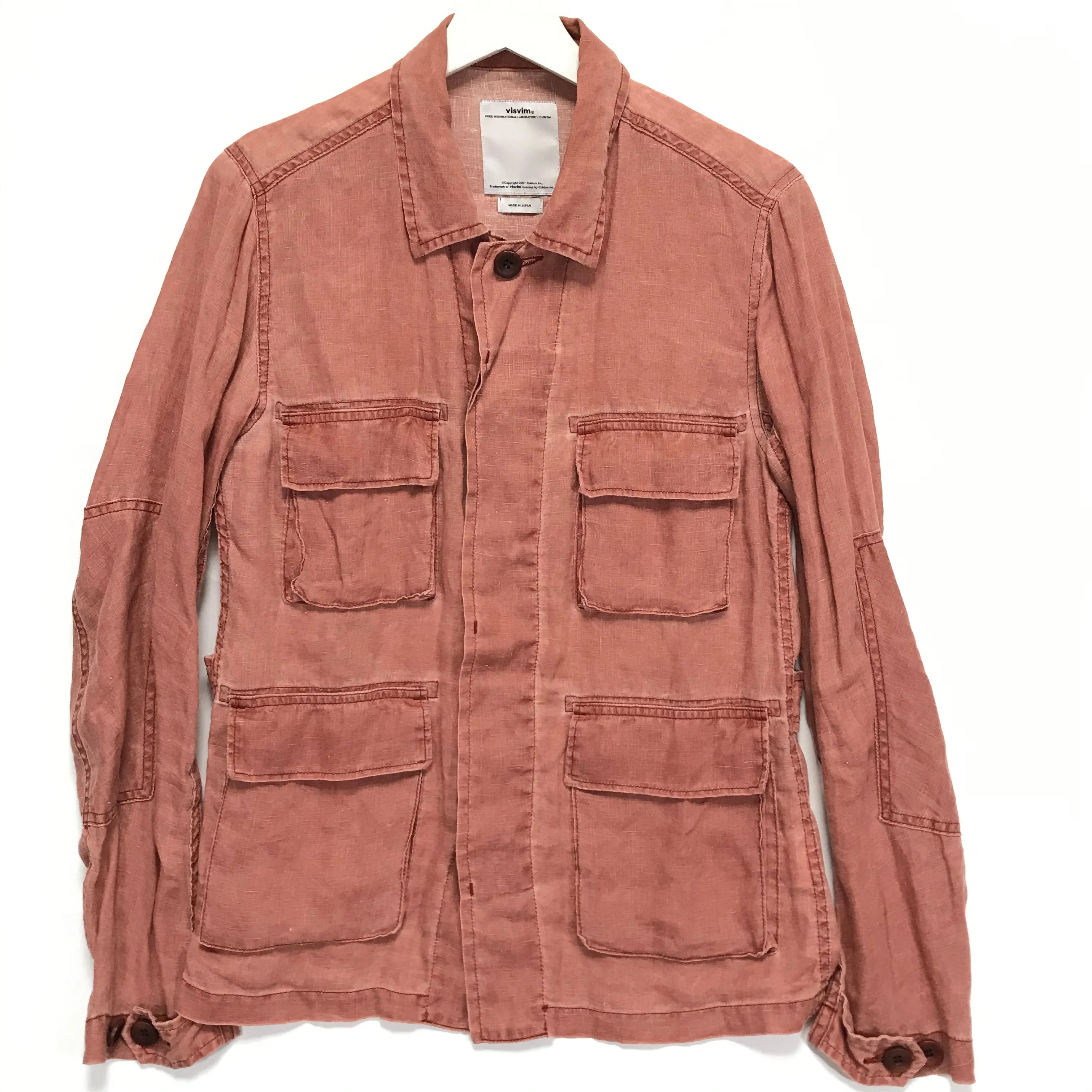 [S] Visvim 13SS Kilgore Jacket Linen Pink