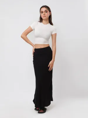 Sage High Neck Short Sleeve T-Shirt