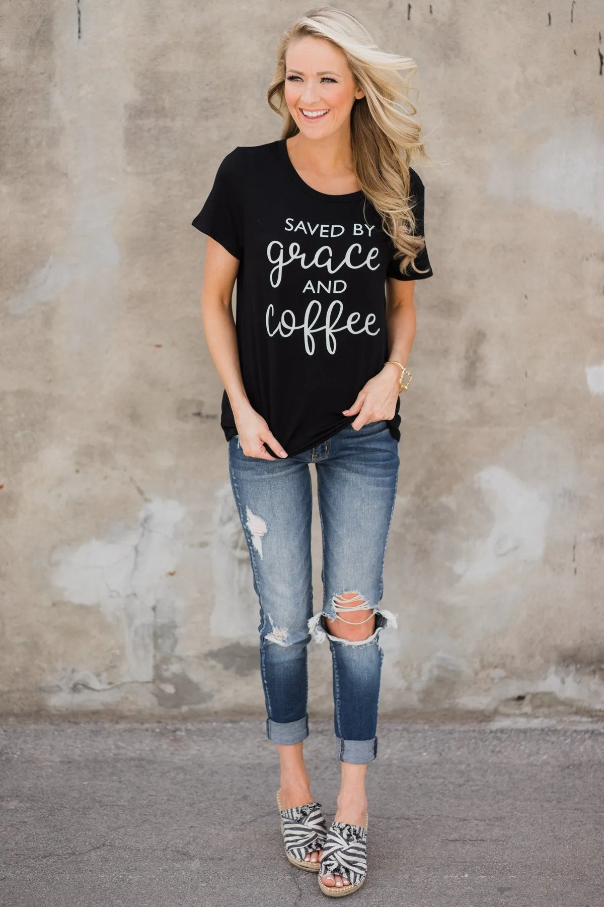 Saved by Grace and Coffee Top